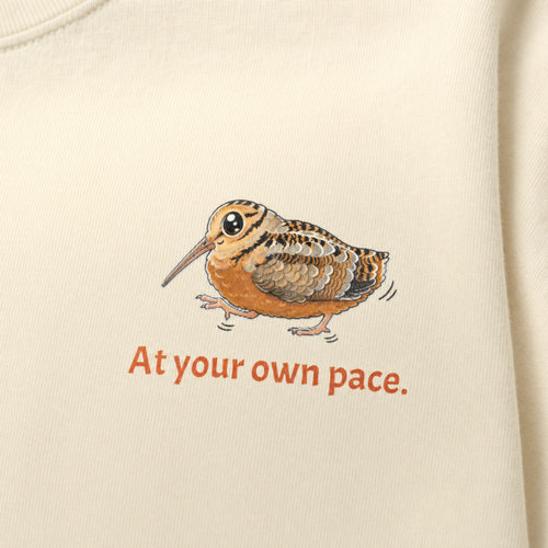 American Woodcock T-Shirt | Timberdoodle Tiny Chest Print, Slow Living Birdwatcher Tee, Nature Lover Gift, Unisex Softstyle